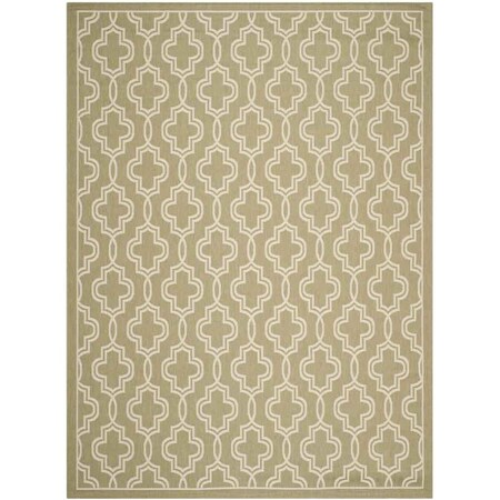 Safavieh Martha Stewart Large Rectangle Rugs, Green and Beige - 8 ft. x 11 ft.-2 in. MSR4274-244-8